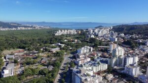 Imagem aérea do Itacorubi