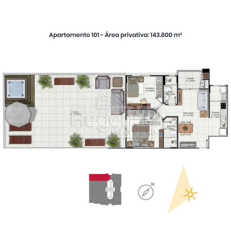 Apartamento 2 quartos no Trindade em Florianópolis - Foto 31