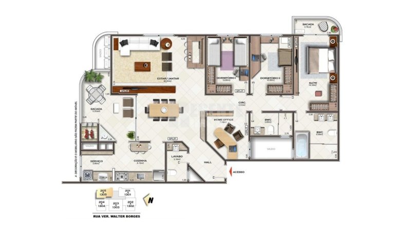 Apartamento 3 quartos no Campinas em Sâo José - Foto 2