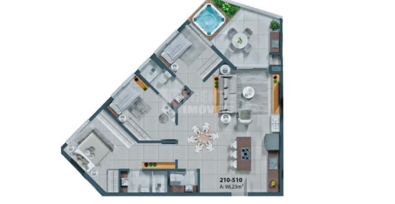 Apartamento 3 quartos no Jurerê em Florianópolis - Foto 14