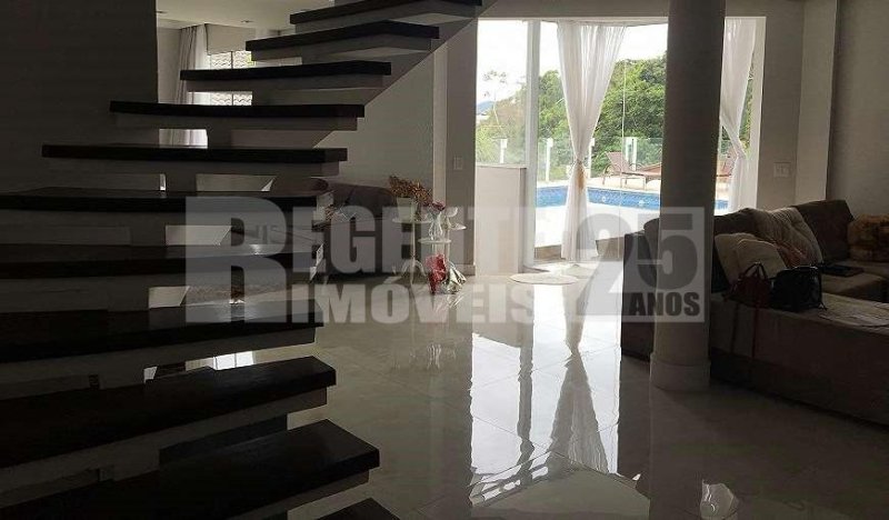 sala de estar - Casa 3 quartos no Pantanal em Florianópolis