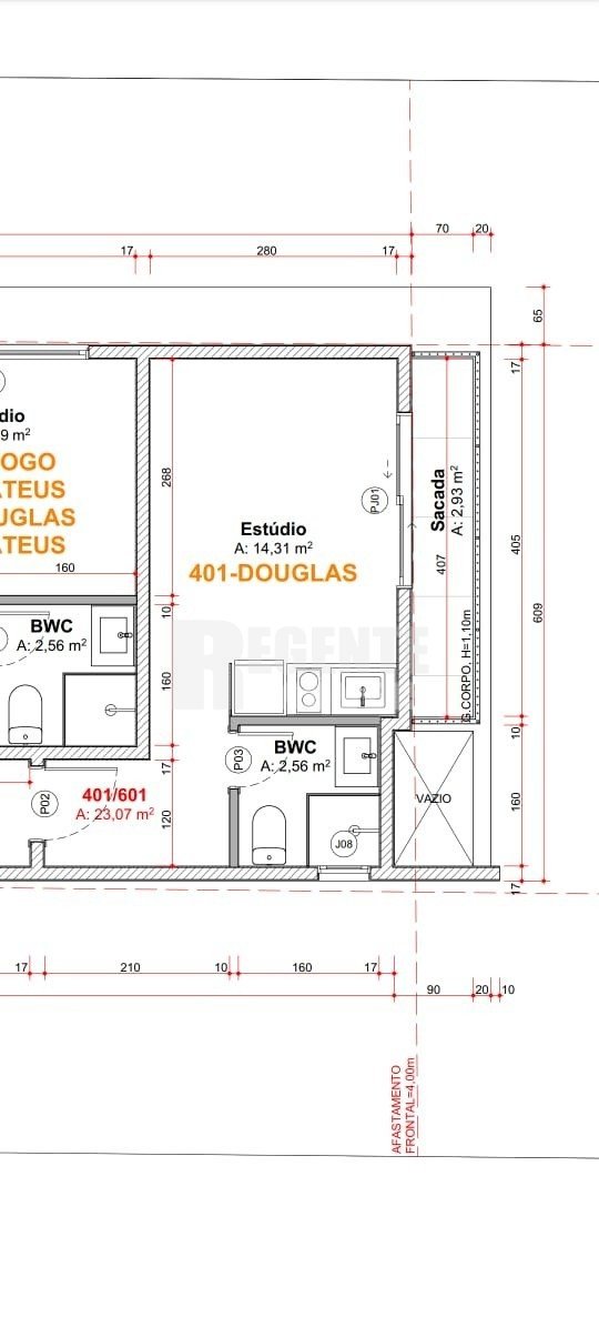 Studio 1 quartos no Pantanal em Florianópolis - Foto 2