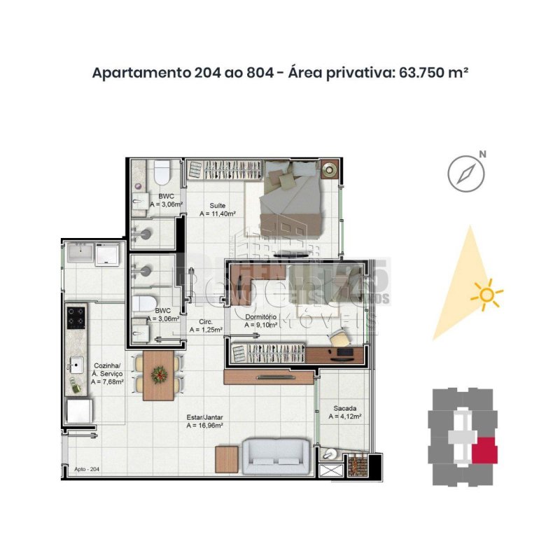 Apartamento 2 quartos no Trindade em Florianópolis - Foto 40