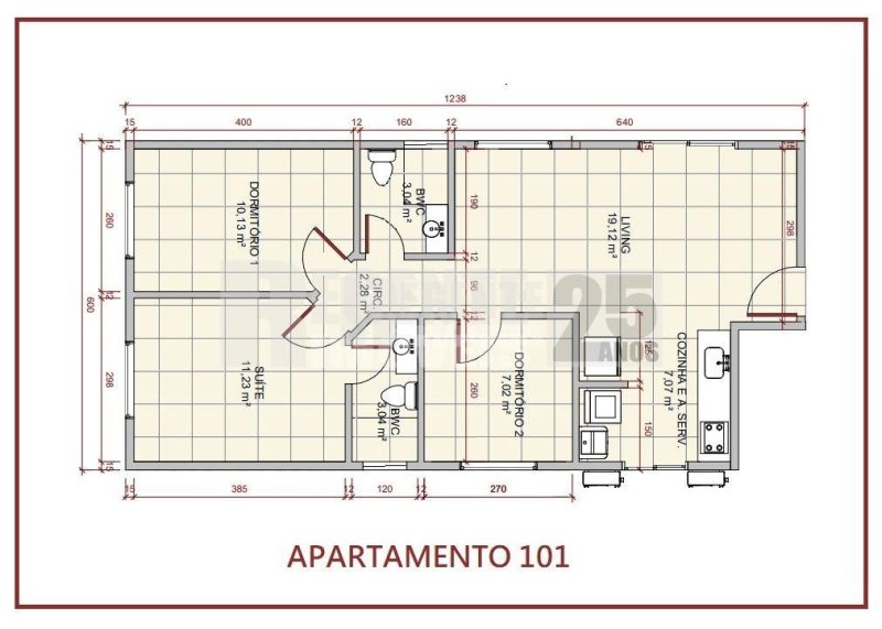 Apartamento 3 quartos no Coqueiros em Florianópolis - Foto 10