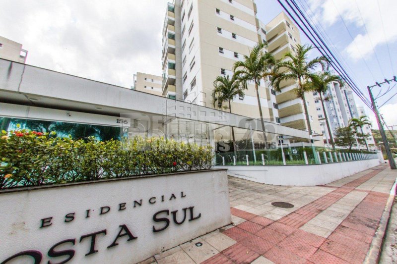 fachada costa sul 02 - Apartamento 3 quartos no Itacorubi em Florianópolis