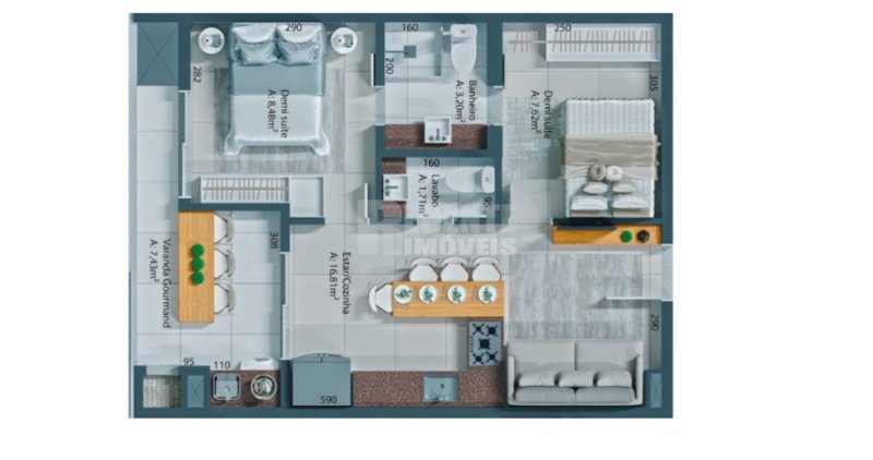 Apartamento 3 quartos no Jurerê em Florianópolis - Foto 16