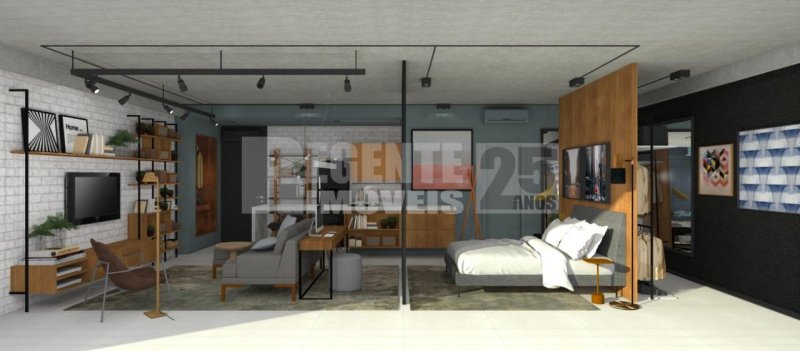 FOTOS ILUSTRATIVAS! - Studio 1 quartos no Coqueiros em Florianópolis