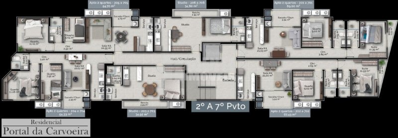 Apartamento 2 quartos no Carvoeira em Florianópolis - Foto 3