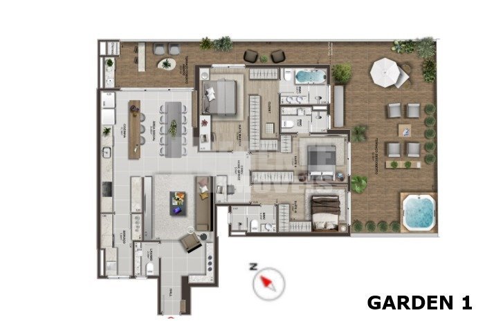 Apartamento 3 quartos no Estreito em Florianópolis - Foto 2