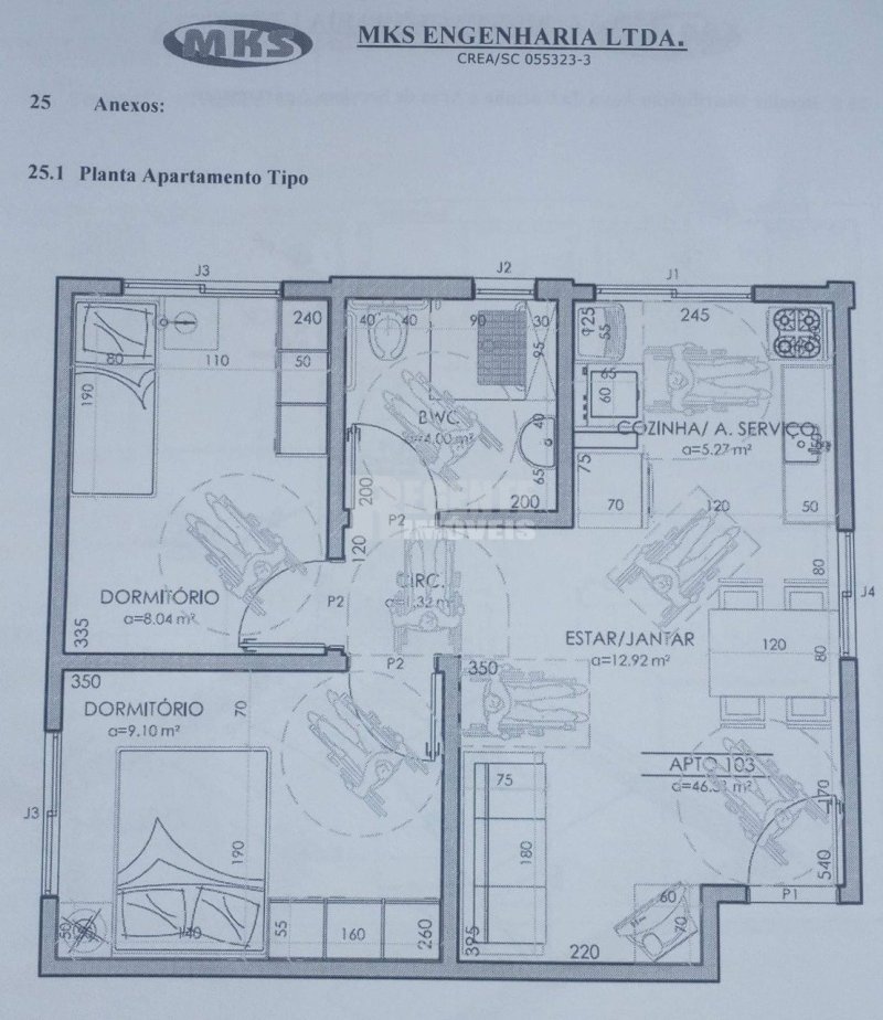 Apartamento 2 quartos no Jardim Atlântico em Florianópolis - Foto 16