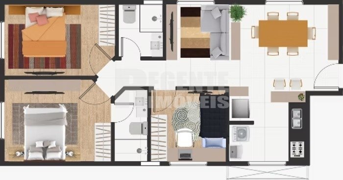 Apartamento 3 quartos no Coqueiros em Florianópolis - Foto 5